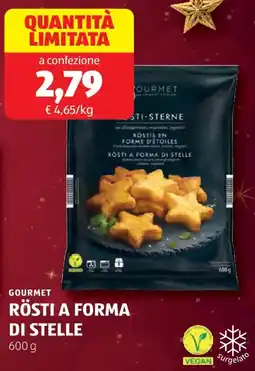 ALDI Gourmet rösti a forma di stelle offerta
