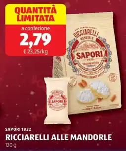 ALDI Sapori 1832 ricciarelli alle mandorle offerta