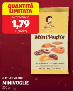 ALDI Matilde vicenzi minivoglie offerta