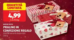 ALDI Moser roth praline in confezione regalo offerta