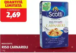 ALDI Riso scotti riso carnaroli offerta