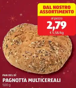ALDI Pan del dì pagnotta multicereali offerta