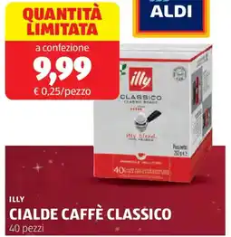 ALDI Illy cialde caffè classico offerta