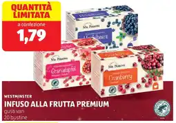ALDI Westminster infuso alla frutta premium offerta