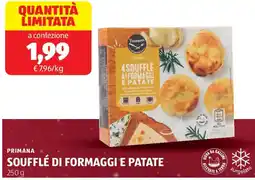 ALDI Primana soufflé di formaggi e patate offerta