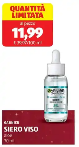 ALDI Garnier siero viso offerta