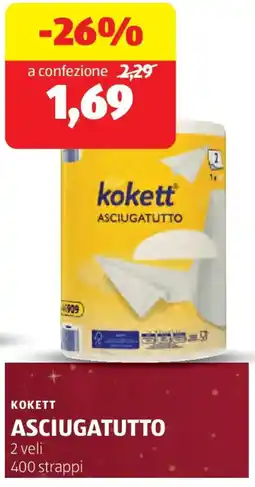 ALDI Kokett asciugatutto offerta