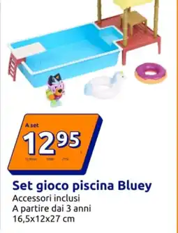 Action Set gioco piscina Bluey offerta