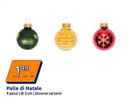 Action Palle di Natale offerta