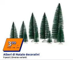 Action Alberi di Natale decorativi offerta