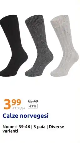 Action Calze norvegesi offerta