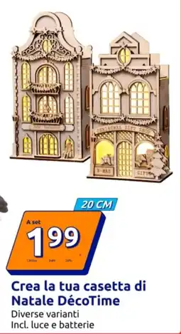 Action Crea la tua casetta di Natale DécoTime offerta