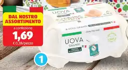 ALDI I colori del sapore uova grandi da galline allevate a terra offerta