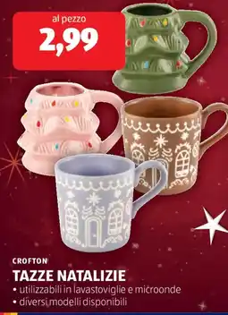 ALDI Crofton tazze natalizie offerta
