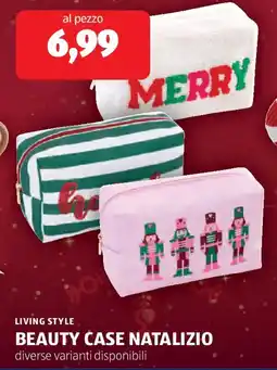 ALDI Living style beauty case natalizio offerta