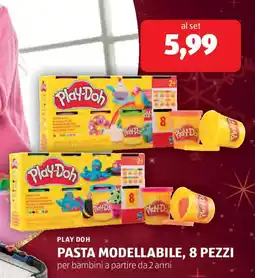 ALDI Play doh pasta modellabile, 8 pezzi offerta
