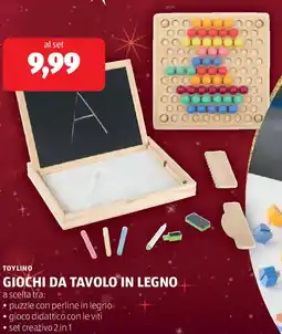 ALDI Toylino giochi da tavolo in legno offerta