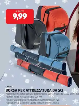ALDI Crane borsa per attrezzatura da sci offerta