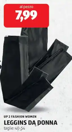 ALDI Up 2 fashion women leggins da donna offerta