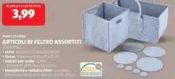 ALDI Home creation articoli in feltro assortiti offerta