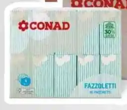 Conad Superstore CONAD fazzoletti 4 veli 30 pacchetti offerta