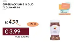 Prezzemolo e Vitale Giu giu acciughe in olio di oliva offerta