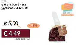 Prezzemolo e Vitale Giu giu olive nere campagnole offerta