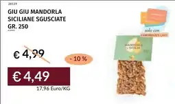 Prezzemolo e Vitale Giu giu mandorla siciliane sgusciate offerta