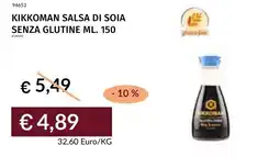 Prezzemolo e Vitale Kikkoman salsa di soia senza glutine offerta
