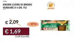 Prezzemolo e Vitale Knorr cuore di brodo verdure x 4 offerta