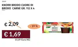 Prezzemolo e Vitale Knorr brodo cuore di brodo carne offerta