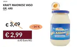 Prezzemolo e Vitale Kraft maionese vaso offerta