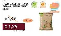 Prezzemolo e Vitale Figuli le guschette con farina di piselli e mais offerta