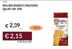 Prezzemolo e Vitale Mulino bianco crackers salati offerta