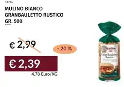 Prezzemolo e Vitale Mulino bianco granbauletto rustico offerta
