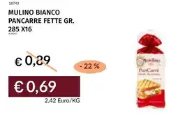Prezzemolo e Vitale Mulino bianco pancarre fette offerta