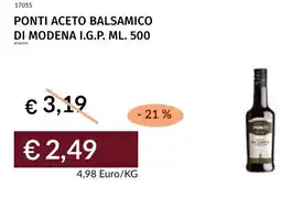 Prezzemolo e Vitale Ponti aceto balsamico di modena I.G.P. offerta