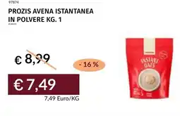 Prezzemolo e Vitale Prozis avena istantanea in polvere offerta