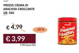Prezzemolo e Vitale Prozis crema di arachidi croccante offerta