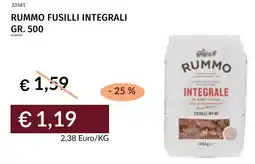 Prezzemolo e Vitale Rummo fusilli integrali offerta