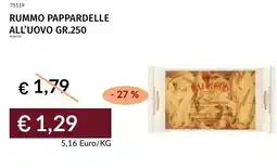 Prezzemolo e Vitale Rummo pappardelle all'uovo offerta