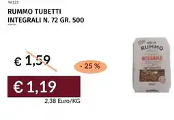 Prezzemolo e Vitale Rummo tubetti integrali N. 72 offerta
