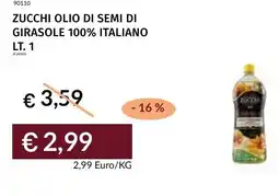 Prezzemolo e Vitale Zucchi olio di semi di girasole 100% italiano offerta