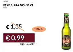 Prezzemolo e Vitale Faxe birra 10% offerta