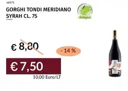 Prezzemolo e Vitale Gorghi tondi meridiano syrah offerta