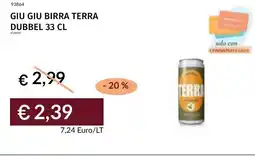 Prezzemolo e Vitale Giu giu birra terra dubbel offerta