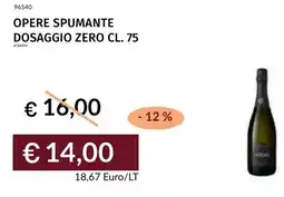 Prezzemolo e Vitale Opere spumante dosaggio zero offerta
