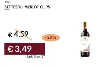 Prezzemolo e Vitale Settesoli merlot offerta