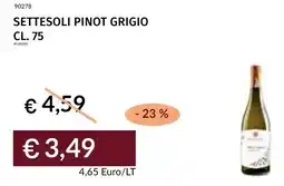 Prezzemolo e Vitale Settesoli pinot grigio offerta
