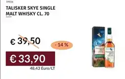 Prezzemolo e Vitale Talisker skye single malt whisky offerta